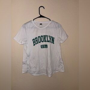 SHEIN Maternity White Casual T-Shirt